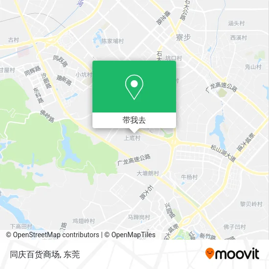 同庆百货商场地图