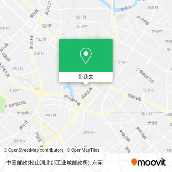 中国邮政(松山湖北部工业城邮政所)地图