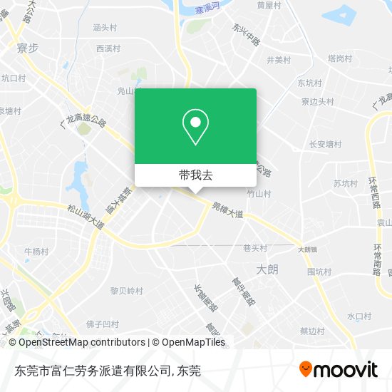东莞市富仁劳务派遣有限公司地图
