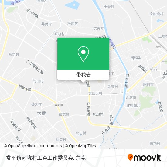 常平镇苏坑村工会工作委员会地图