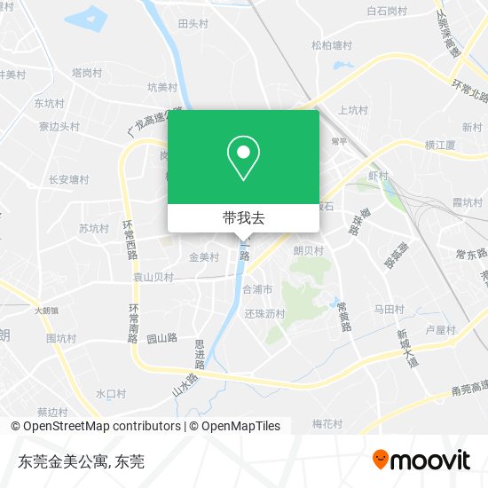 东莞金美公寓地图