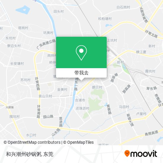 和兴潮州砂锅粥地图
