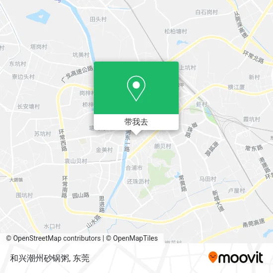 和兴潮州砂锅粥地图