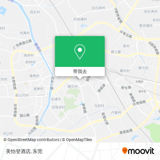 美怡登酒店地图