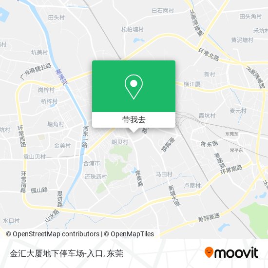 金汇大厦地下停车场-入口地图
