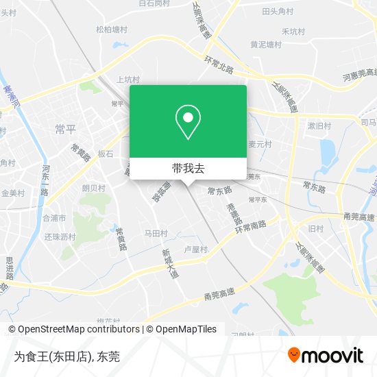 为食王(东田店)地图