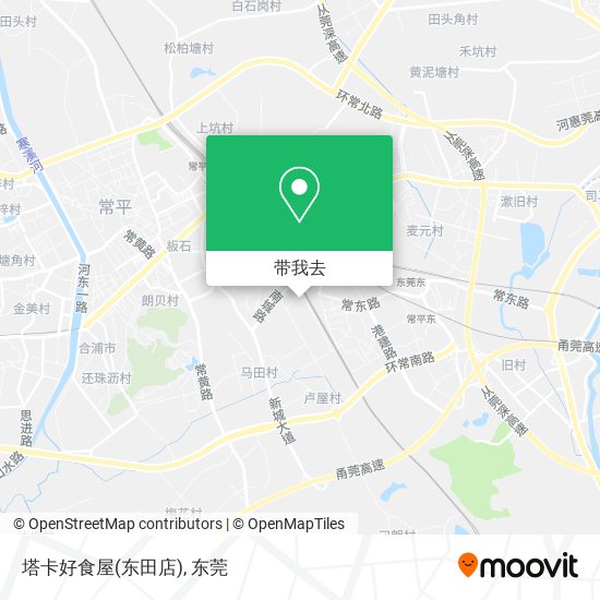 塔卡好食屋(东田店)地图