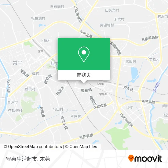 冠惠生活超市地图