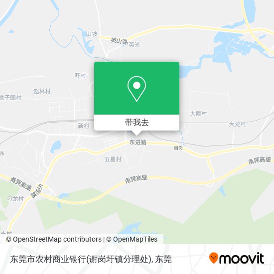 东莞市农村商业银行(谢岗圩镇分理处)地图