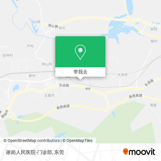 谢岗人民医院-门诊部地图