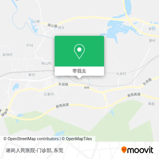 谢岗人民医院-门诊部地图