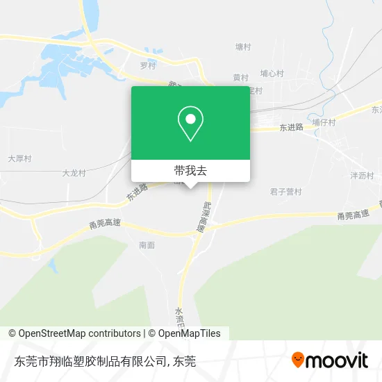东莞市翔临塑胶制品有限公司地图
