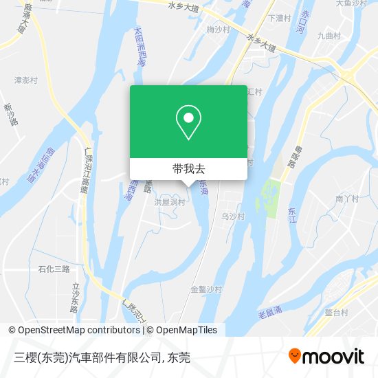 三櫻(东莞)汽車部件有限公司地图