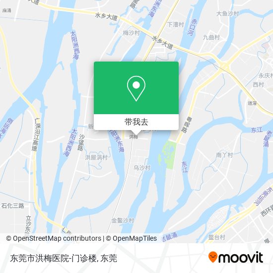 东莞市洪梅医院-门诊楼地图