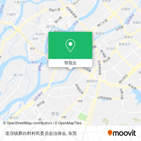 道滘镇蔡白村村民委员会治保会地图