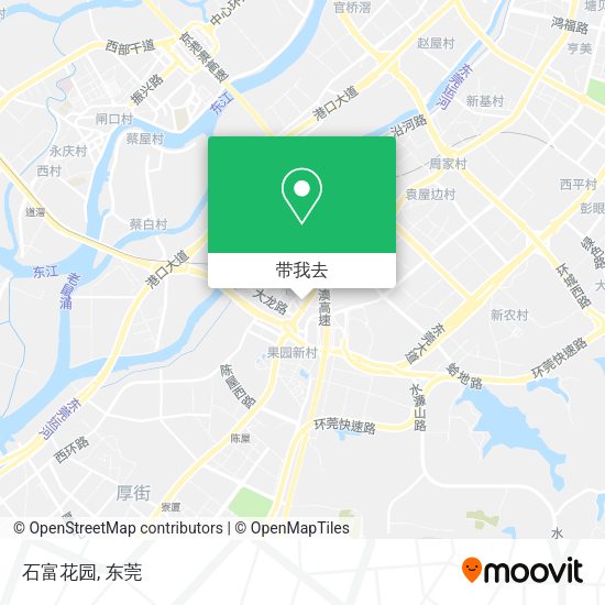 石富花园地图