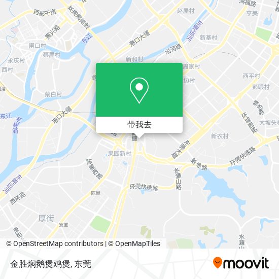 金胜焖鹅煲鸡煲地图