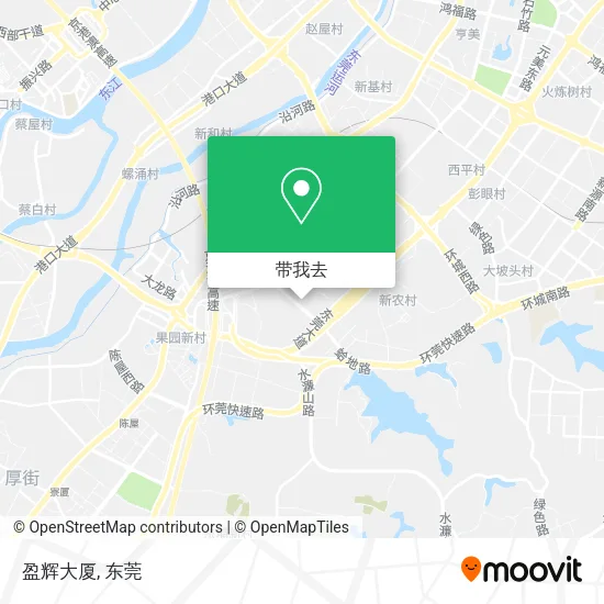 盈辉大厦地图