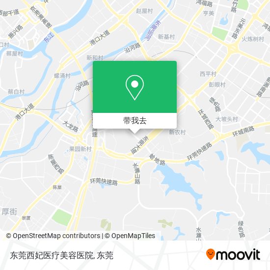东莞西妃医疗美容医院地图