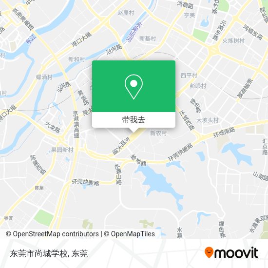 东莞市尚城学校地图