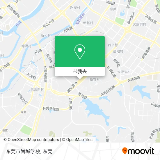 东莞市尚城学校地图