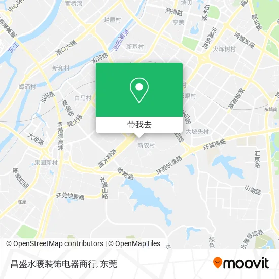 昌盛水暖装饰电器商行地图