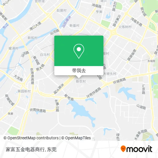 家富五金电器商行地图