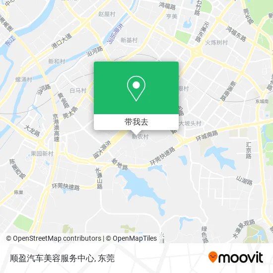 顺盈汽车美容服务中心地图