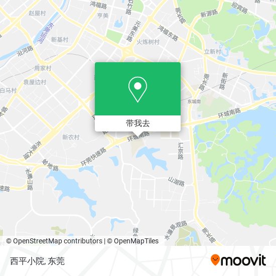 西平小院地图