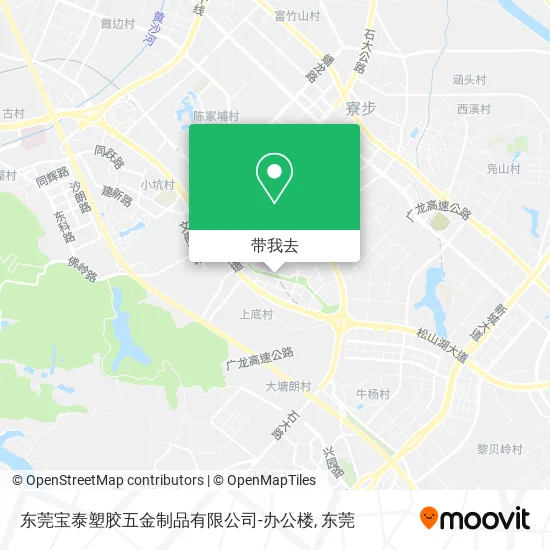 东莞宝泰塑胶五金制品有限公司-办公楼地图