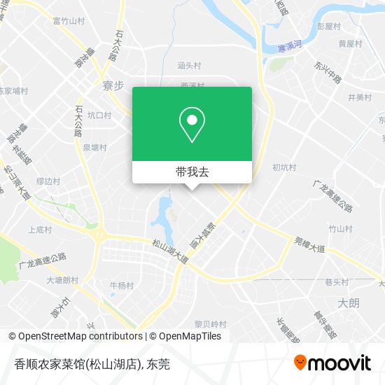 香顺农家菜馆(松山湖店)地图