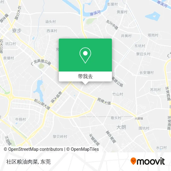 社区粮油肉菜地图