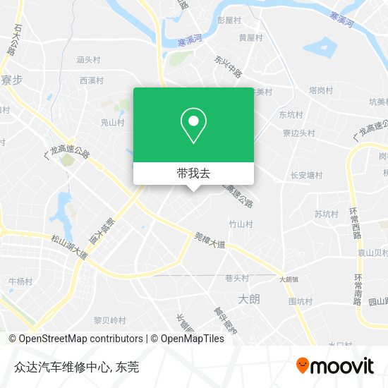 众达汽车维修中心地图