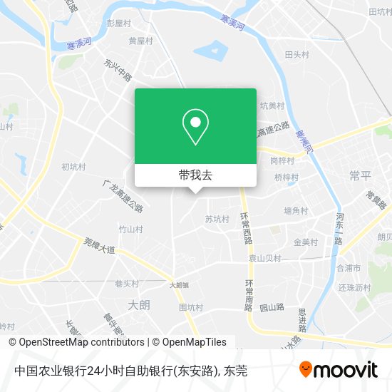 中国农业银行24小时自助银行(东安路)地图