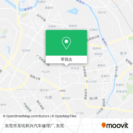 东莞市东坑和兴汽车修理厂地图