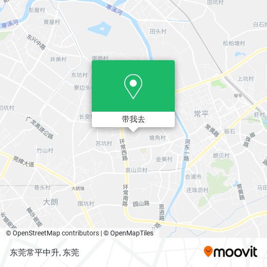 东莞常平中升地图
