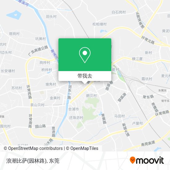 浪潮比萨(园林路)地图