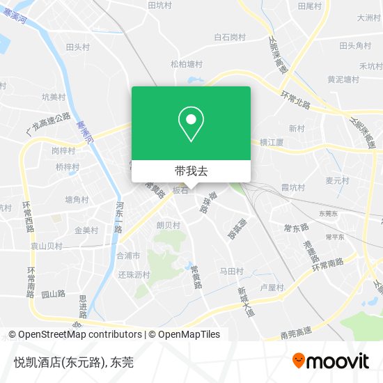 悦凯酒店(东元路)地图