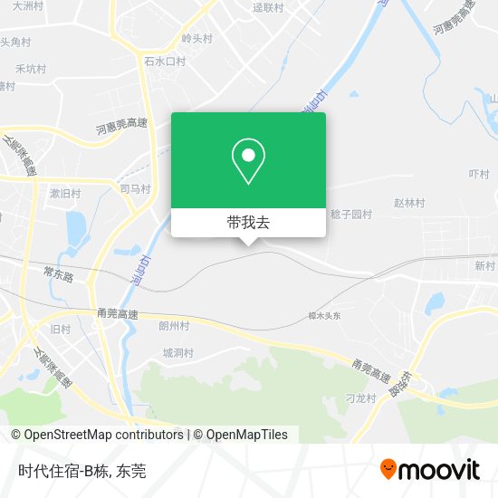 时代住宿-B栋地图