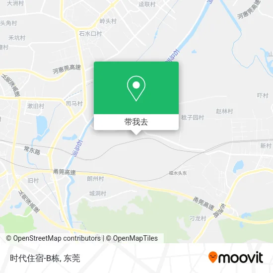 时代住宿-B栋地图