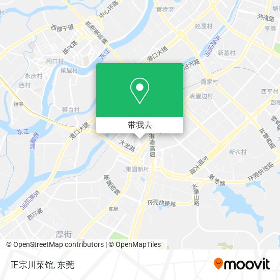 正宗川菜馆地图