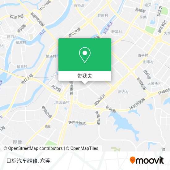 目标汽车维修地图
