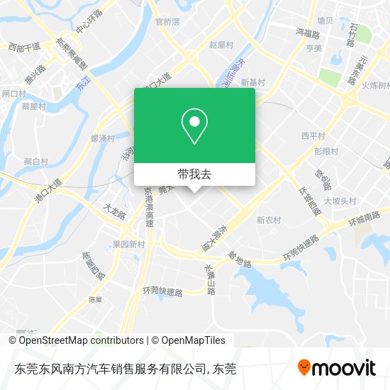 东莞东风南方汽车销售服务有限公司地图