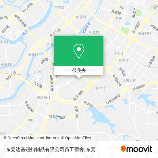 东莞达基钮扣制品有限公司员工宿舍地图