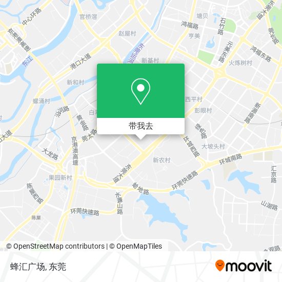蜂汇广场地图