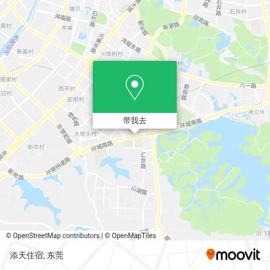 添天住宿地图