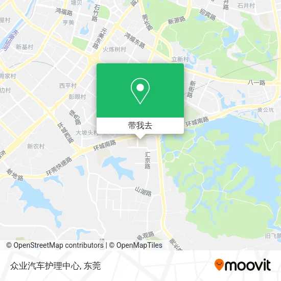 众业汽车护理中心地图