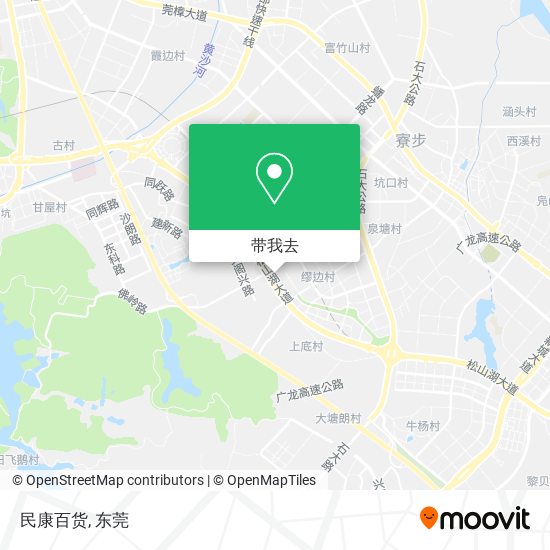 民康百货地图