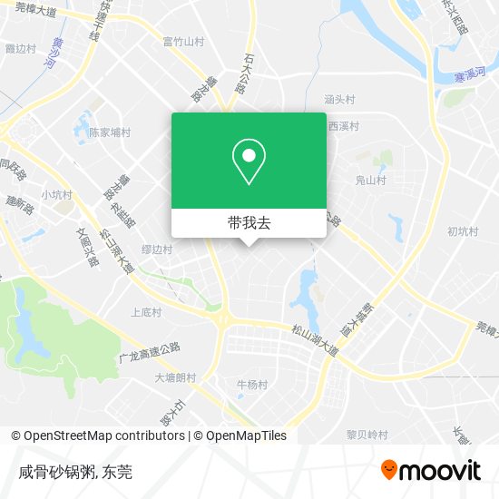 咸骨砂锅粥地图
