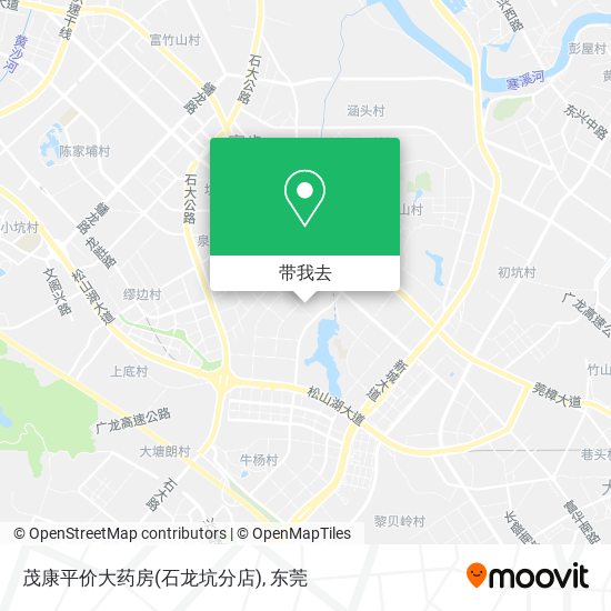茂康平价大药房(石龙坑分店)地图